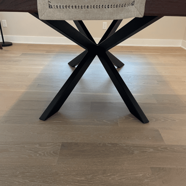 The Harper Steel Pedestal Dining Table