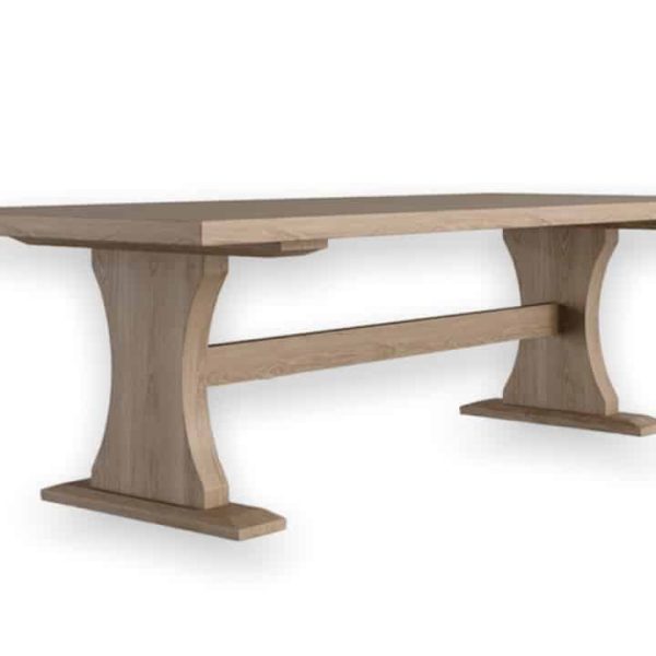 The Belvedere Dining Table | White Oak