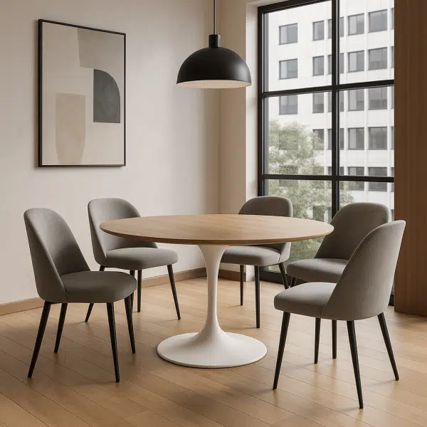 Tulip Dining Table Custom Shapes Hardwood Lumber2Love